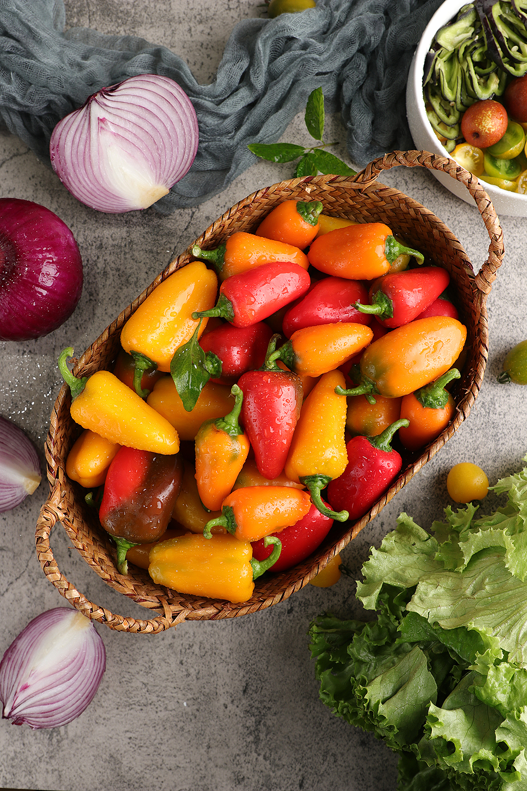 科劳斯三色水果辣椒丨飞鸟传媒专注生鲜电商拍摄设计