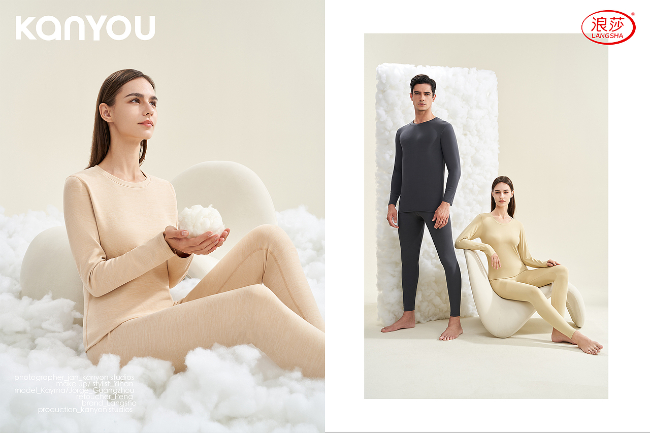 保暖内衣/打底衫/保暖背心形象片✖️KANYON STUDIOS（图ZMzQ4NTY3NzUy） - 人像摄影 - 站酷设计师KANYON视觉原创素材 - 站酷ZCOOL