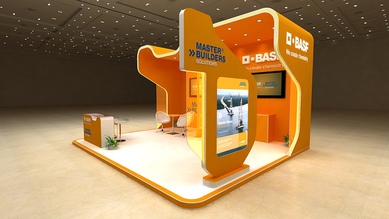 BASF展会设计3D效果图