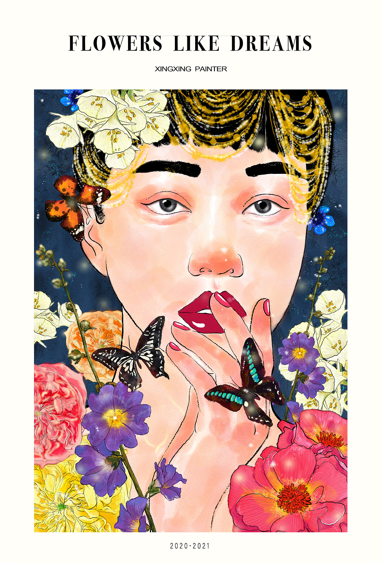 繁花如梦（图ZMjQyODU2MTI4） - 创作习作 - 站酷设计师姚醒醒原创素材 - 站酷ZCOOL