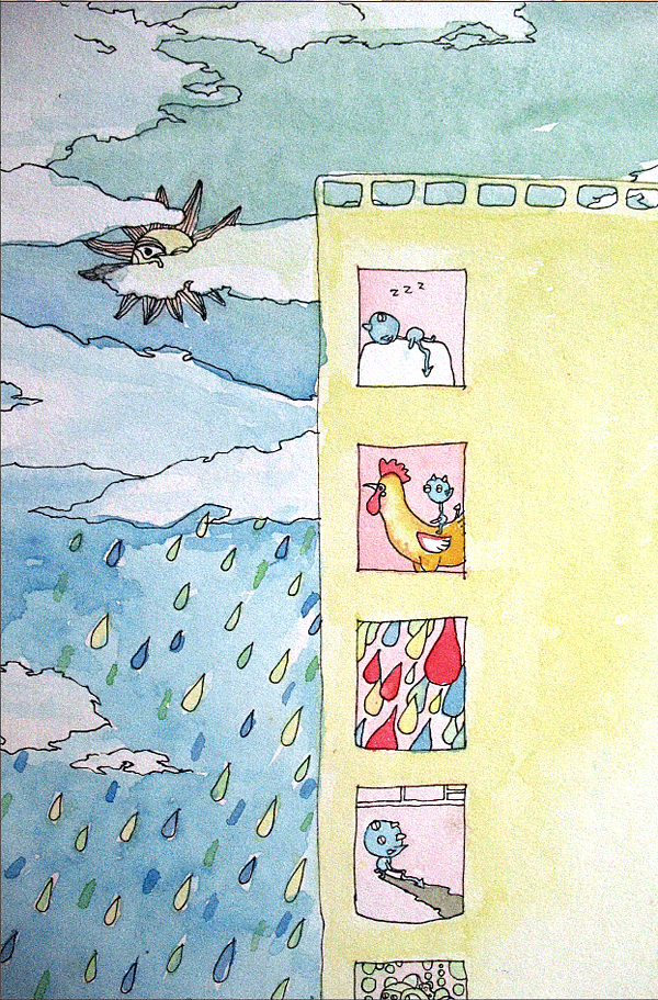 太阳雨
深蓝浅蓝。