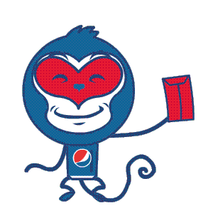 百事猴子表情设计