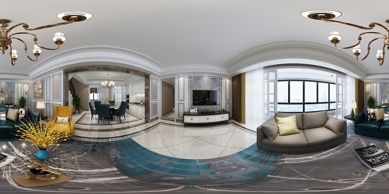 家装美式轻奢模型齐全