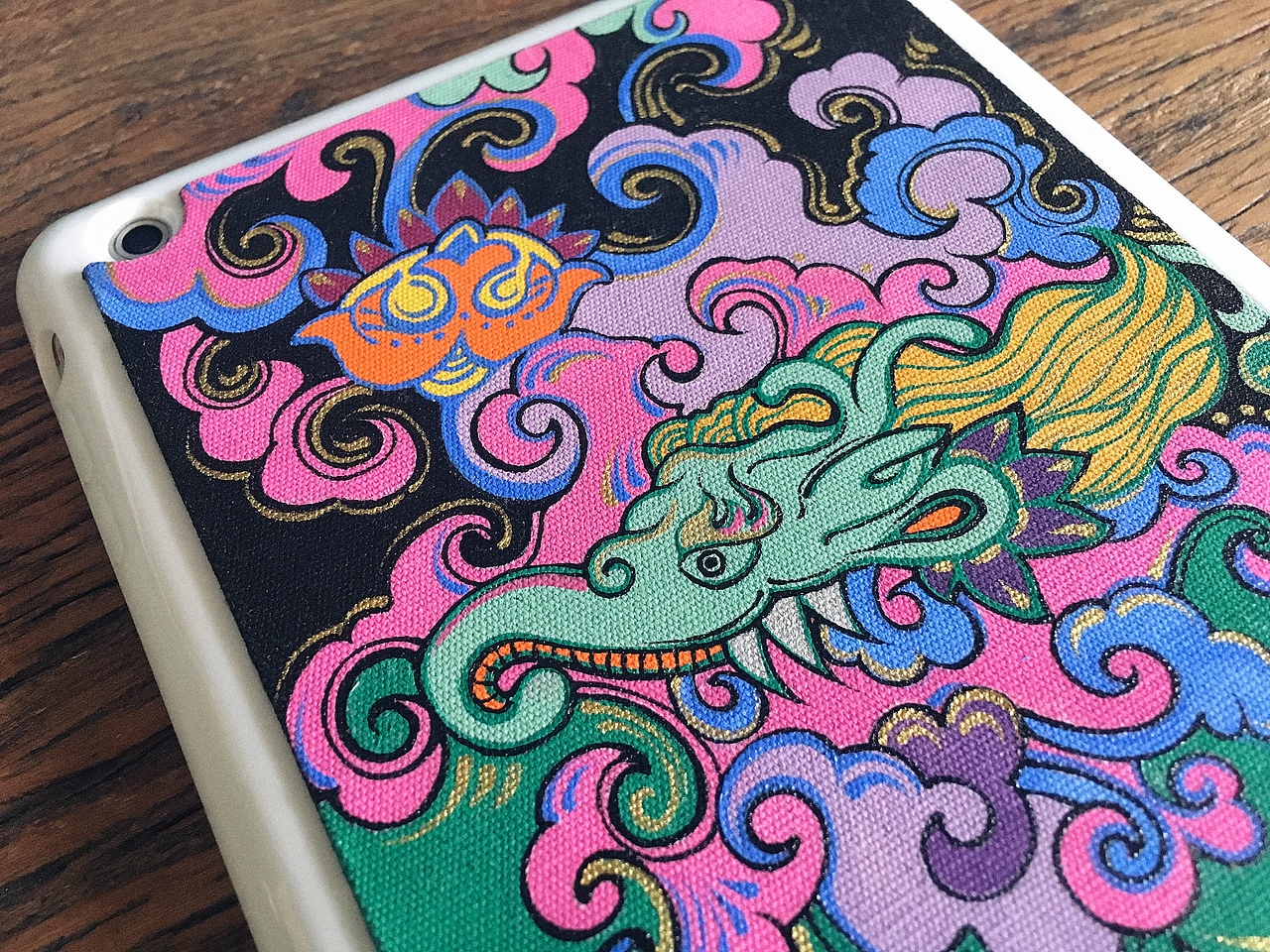 iPad mini保護殼手繪訂制