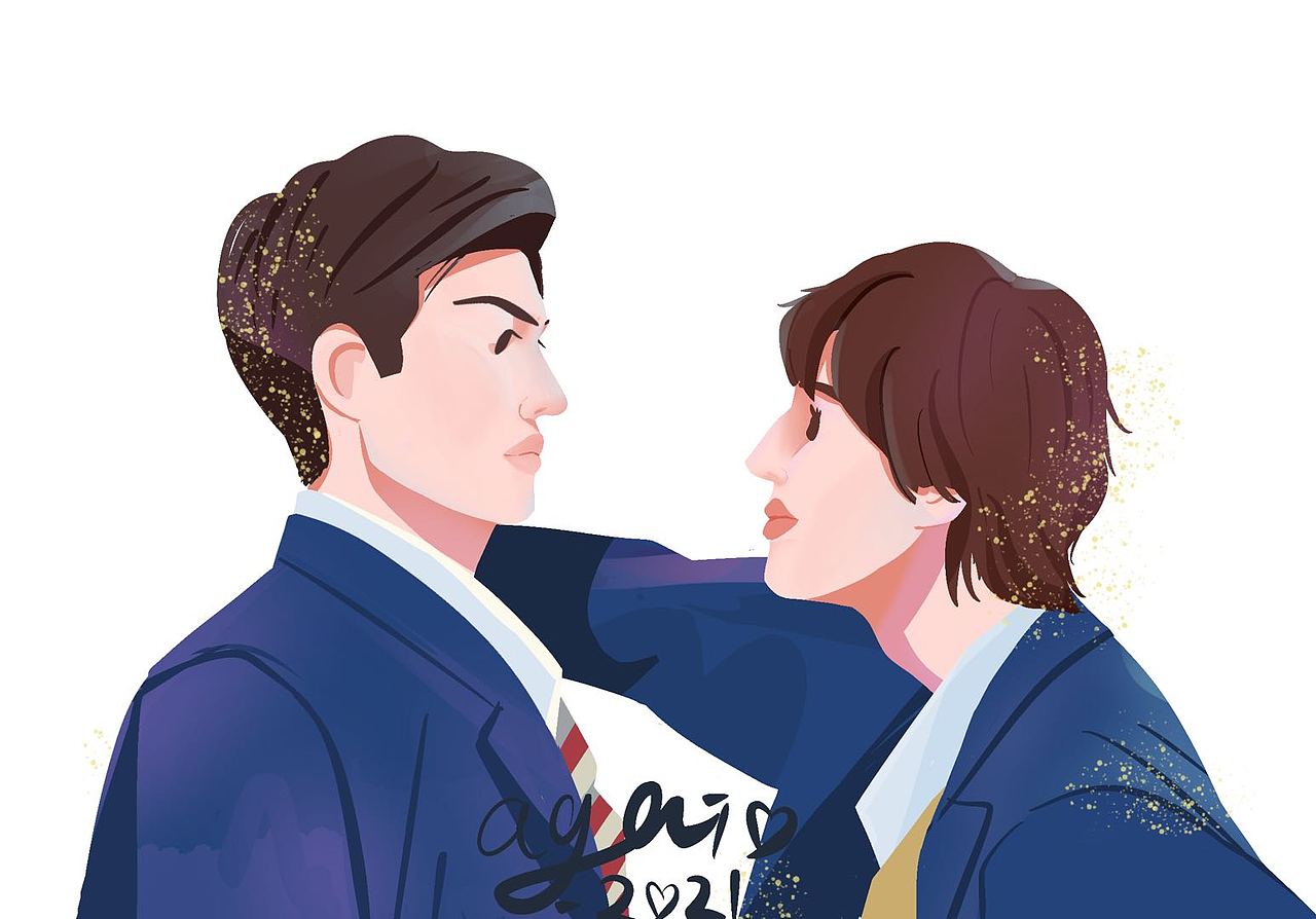 2021—人物插画总结（图ZMjgzMDcxODA0） - 商业插画 - 站酷设计师啊盖桑原创素材 - 站酷ZCOOL