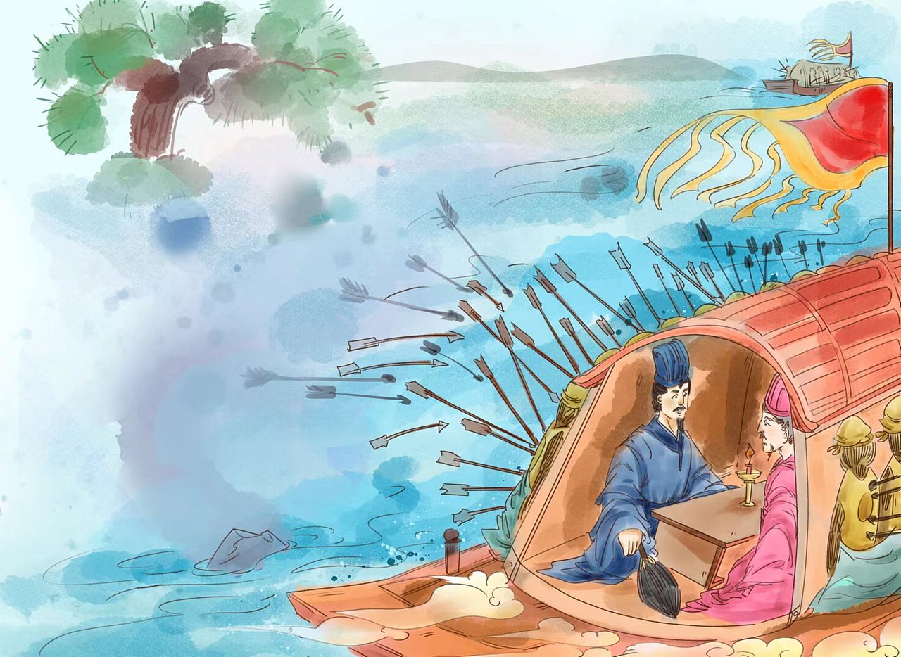 《少年漫读诸葛亮》（3-4）（图ZMzcwNTkxNzU2） - 商业插画 - 站酷设计师点琢工作室原创素材 - 站酷ZCOOL