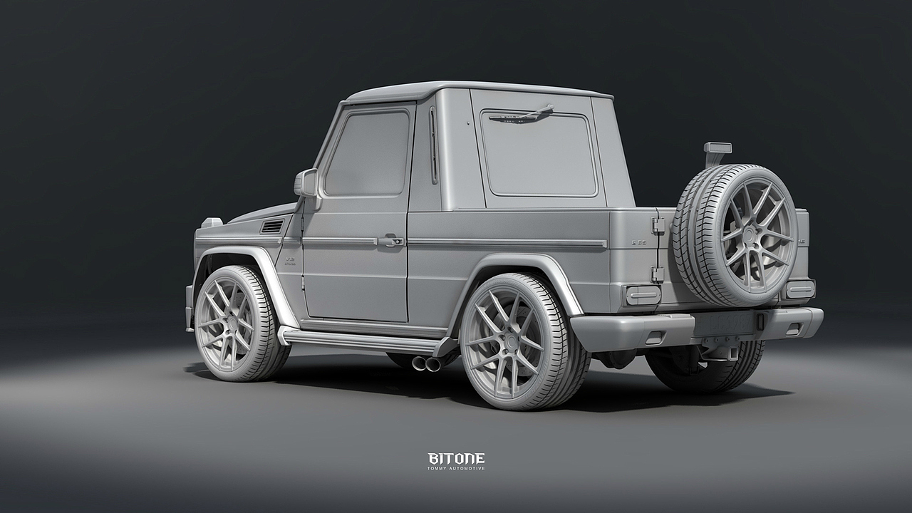 CGI Benz-G 65 Tommy Pickup（图ZOTE4OTYyMjg=） - 机械/交通 - 站酷设计师Tommy_林冲原创素材 - 站酷ZCOOL
