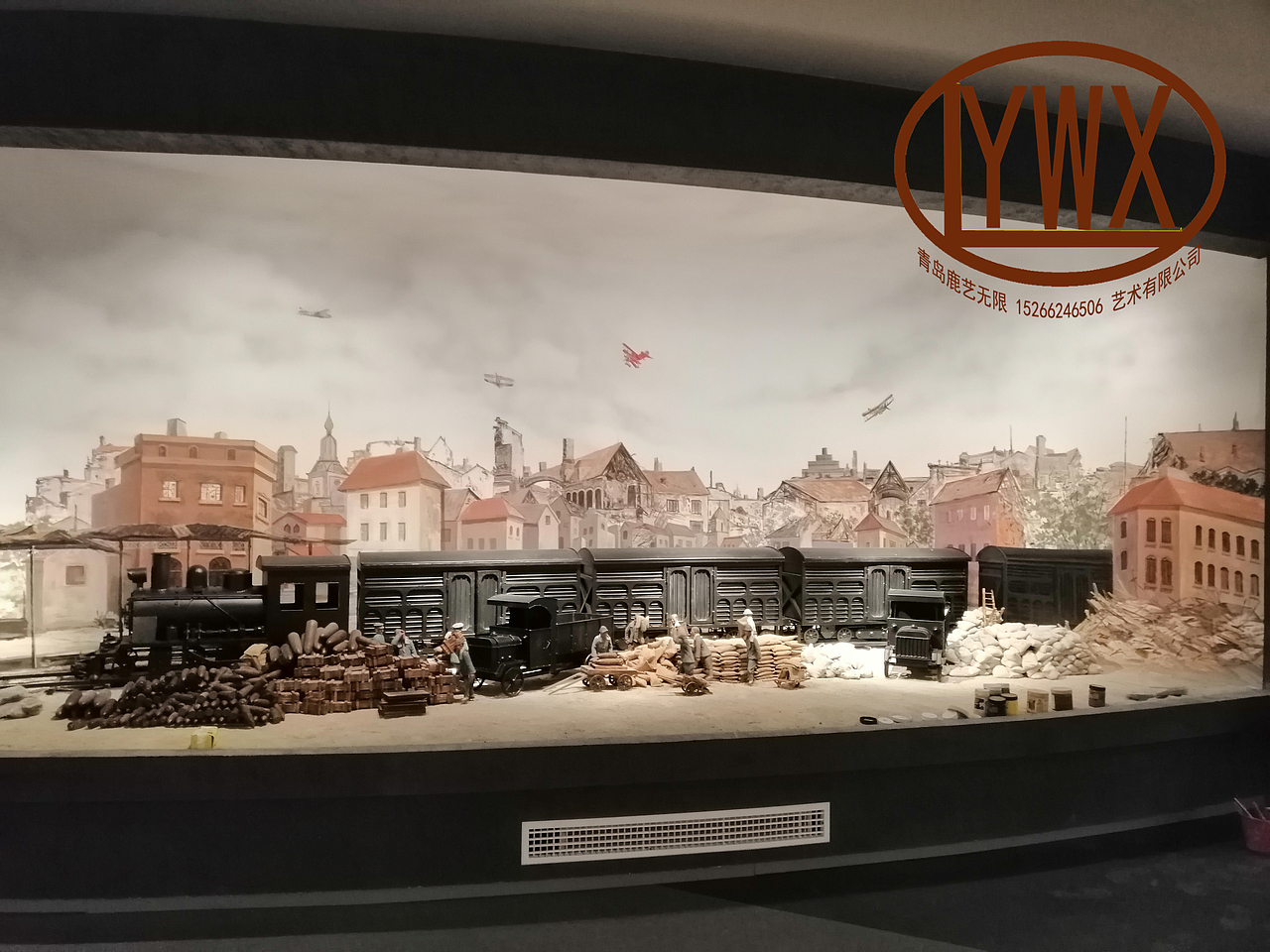 一战华工纪念馆造景创作