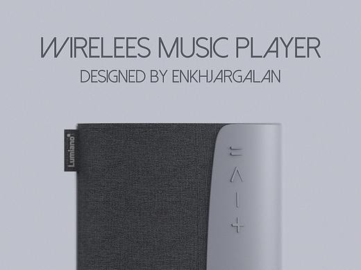 WIRELESS MUSIC PLAYER 无线音箱（个人主页-ZMzU3OTE1Njg=） - 电子产品 - 站酷设计师Enkhjargal原创素材 - 站酷ZCOOL