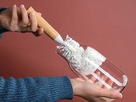 长柄海绵杯刷 | 清洁杯子神器 竹柄杯刷 南京摄影