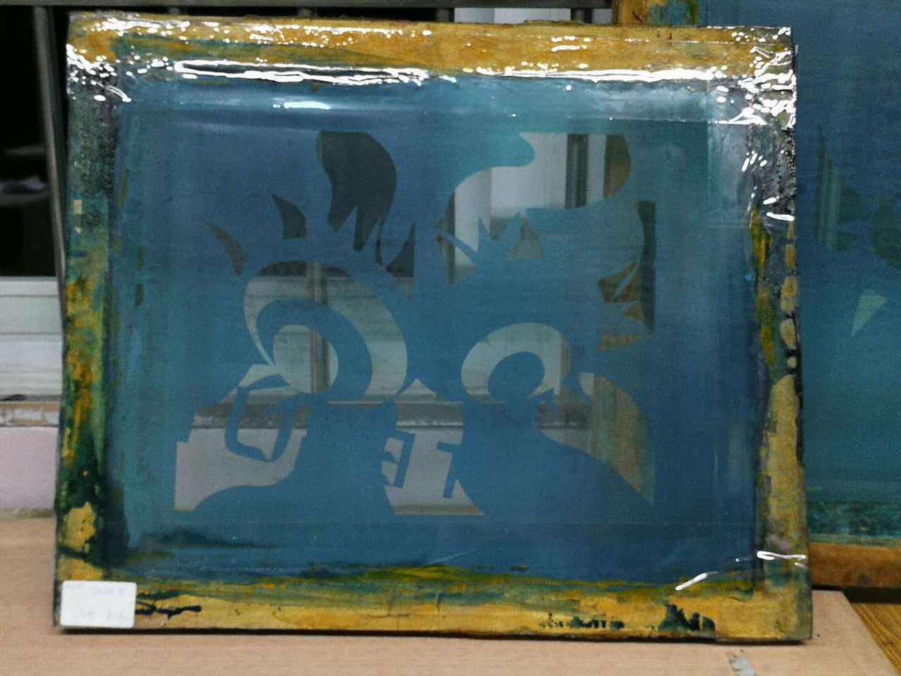 丝网印刷作品 1.《异形兽》2.《MLOGO》3.《原生色》