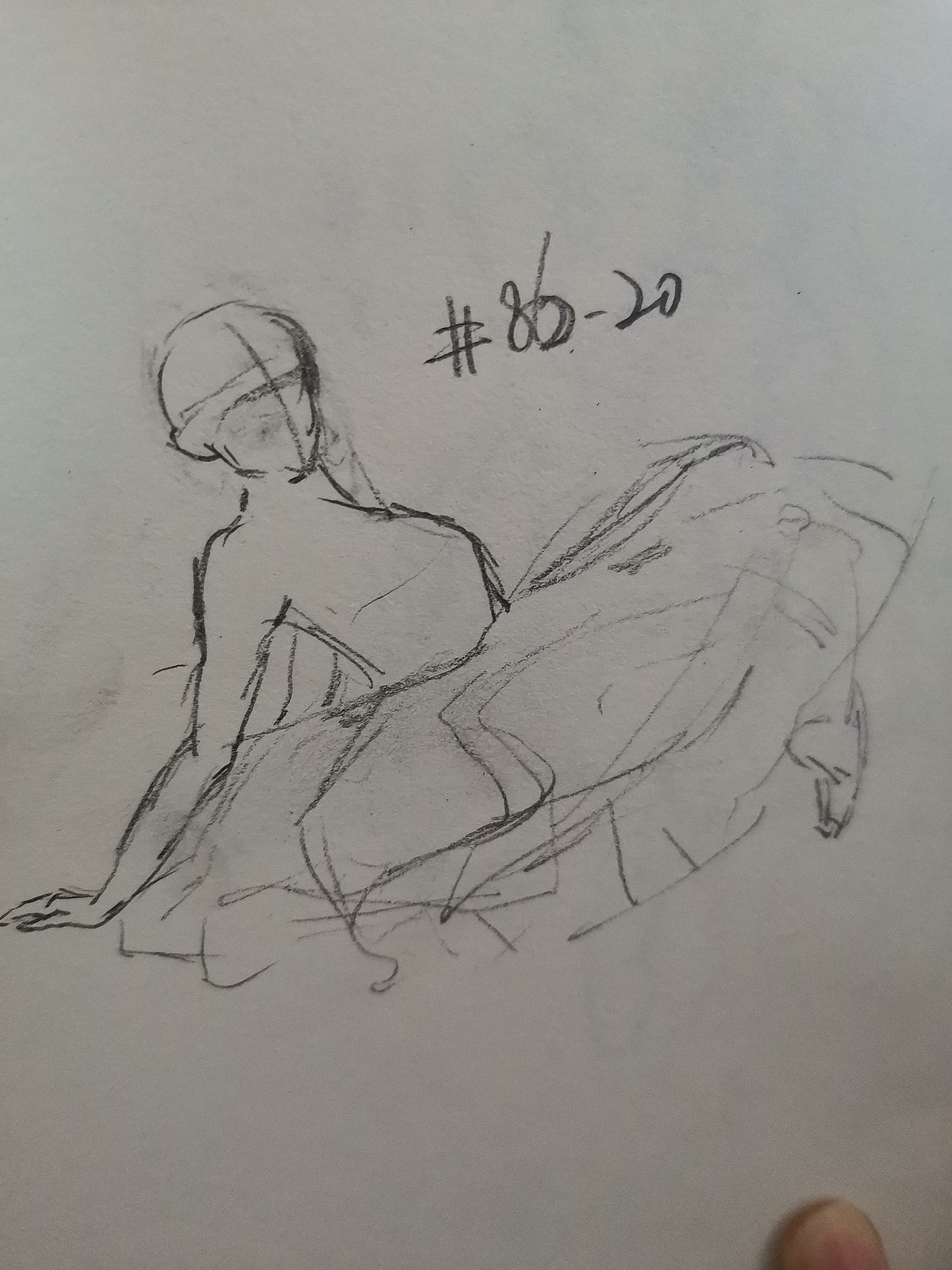 #速写60天挑战赛# day22补卡原因:个人原因@速写班长