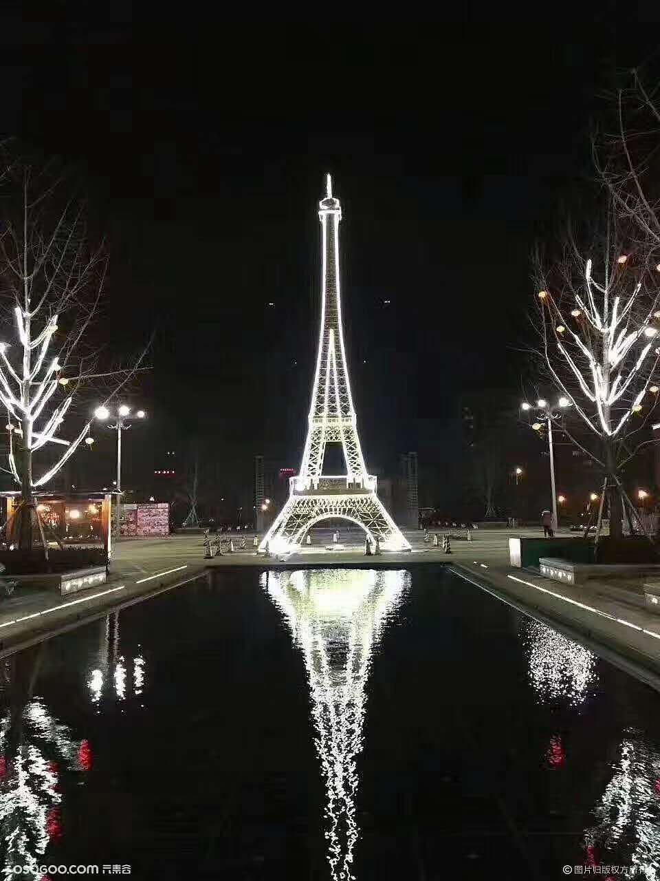 埃菲尔铁塔大型铁艺发光道具 网红打卡引流暖场摆件（图ZMjk0NzAyODE2） - 玩具 - 站酷设计师义乌蝶恋花制作原创素材 - 站酷ZCOOL