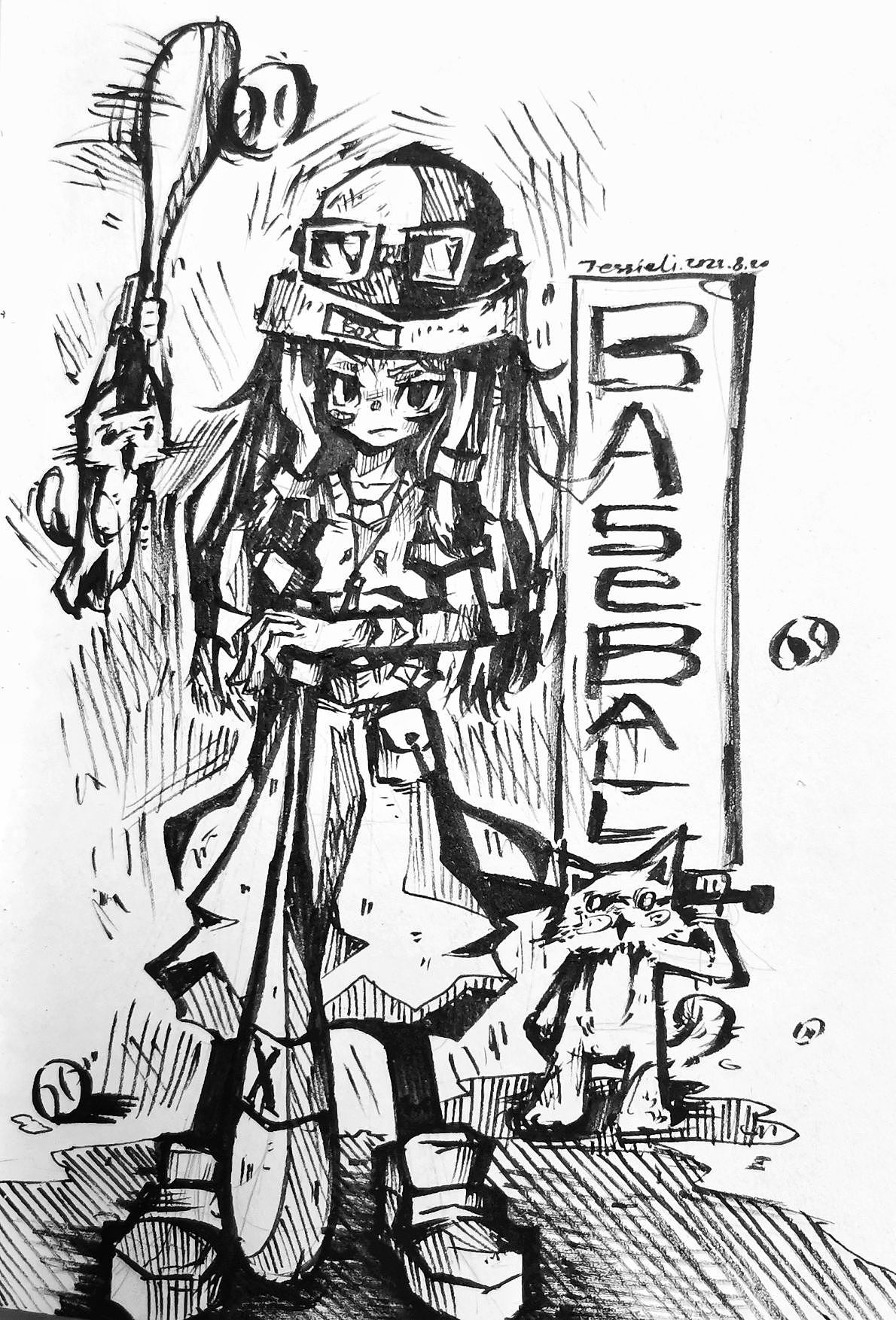 2022人物设计黑白篇