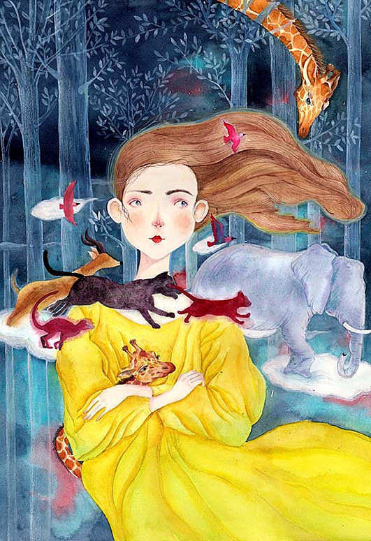 青春梦境的奥秘，十四岁半少女同一梦境中的蛇与牛