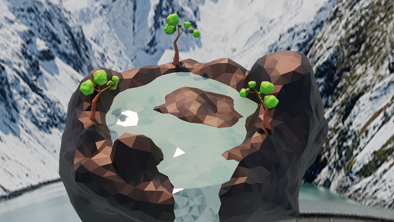 3d lowpoly练习（图ZMTU4MDYwMDgw） - 其他三维 - 站酷设计师ovlvo原创素材 - 站酷ZCOOL