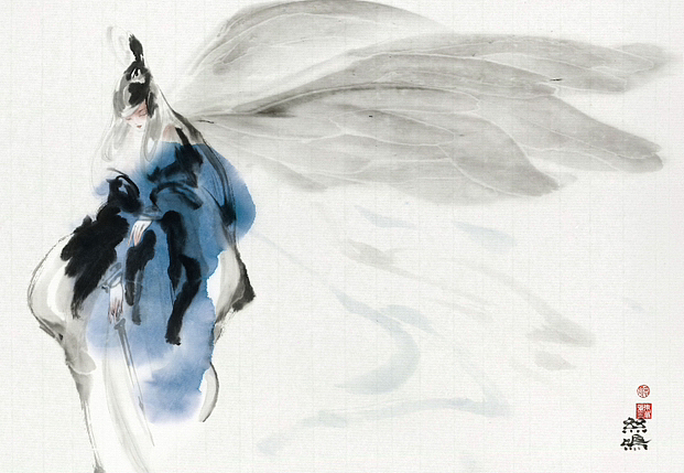 立春水墨随手涂（图ZMzY4NzAyNTc2） - 艺术插画 - 站酷设计师丝鸣原创素材 - 站酷ZCOOL