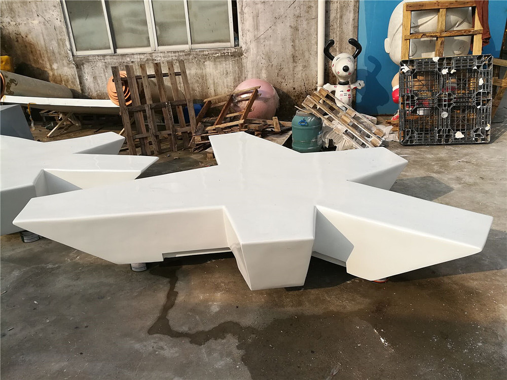 户外时尚创意摆件定制玻璃钢休闲椅雕塑树脂五角星造型（图ZMjUxNDg1MTUy） - 雕塑 - 站酷设计师满天下艺术雕塑原创素材 - 站酷ZCOOL