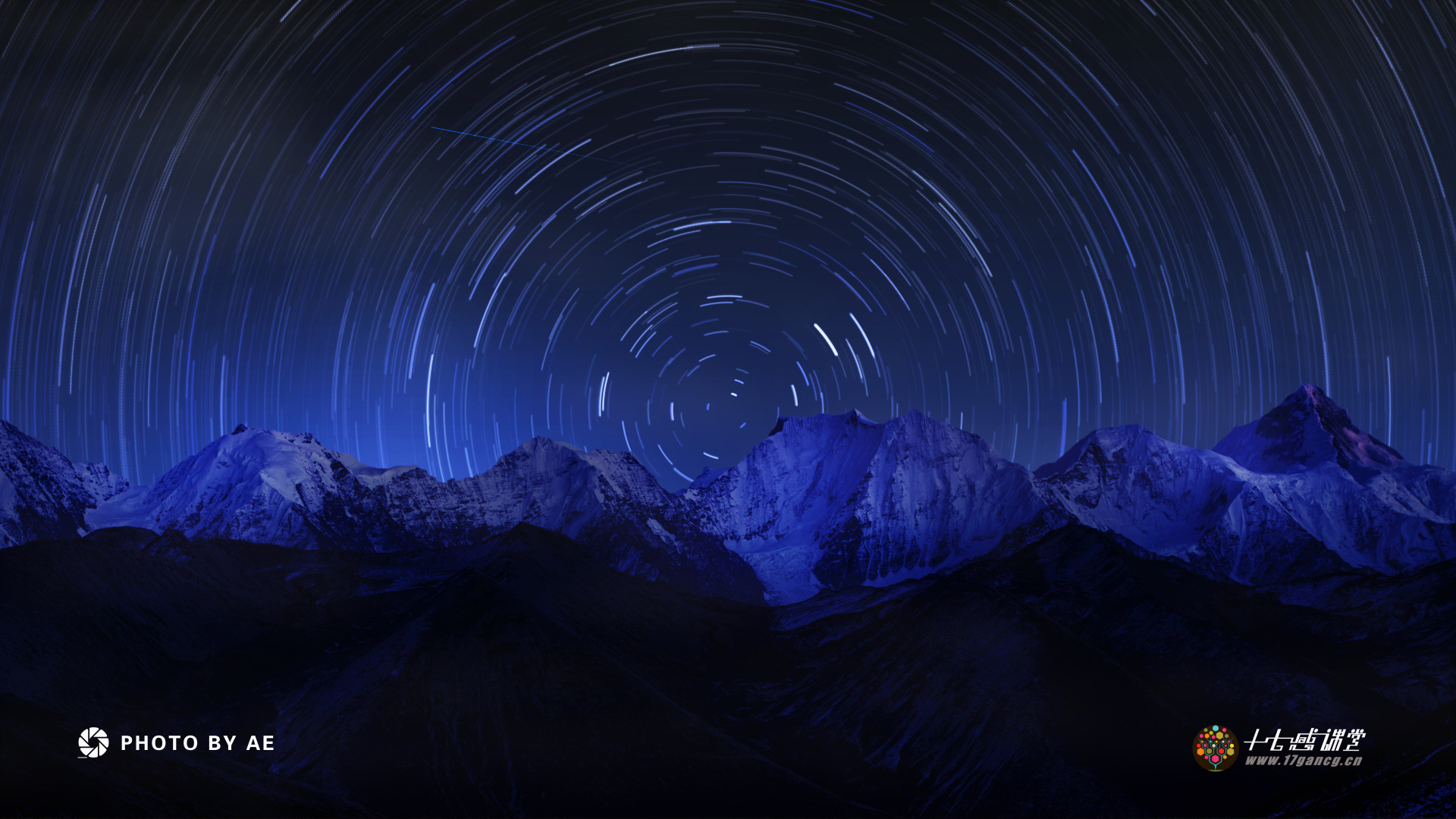 ae制作星轨演示摄影动画 效果图 附制作流程 17感课堂