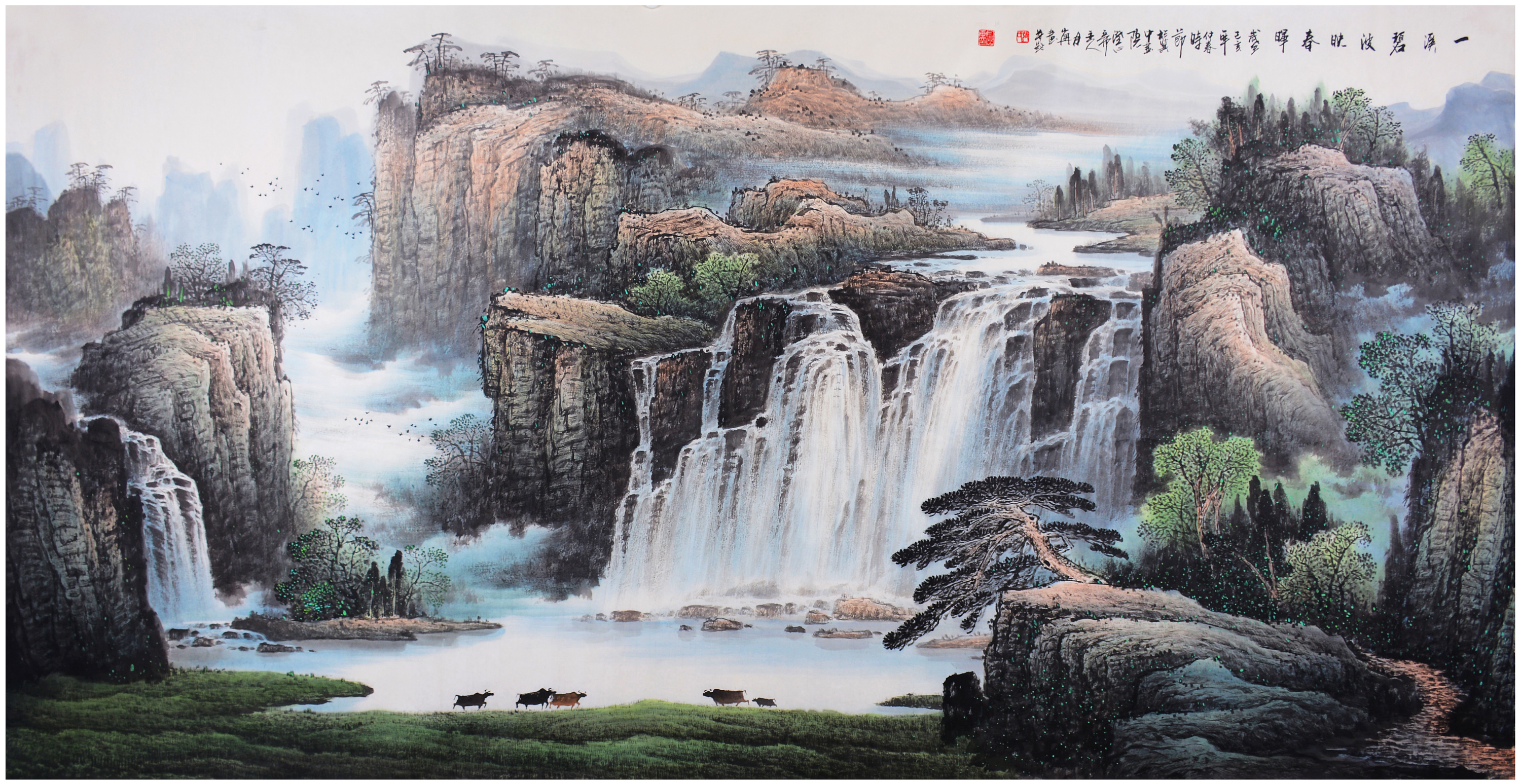 山水名家张月岗老师五一个展精品原创合集 展示