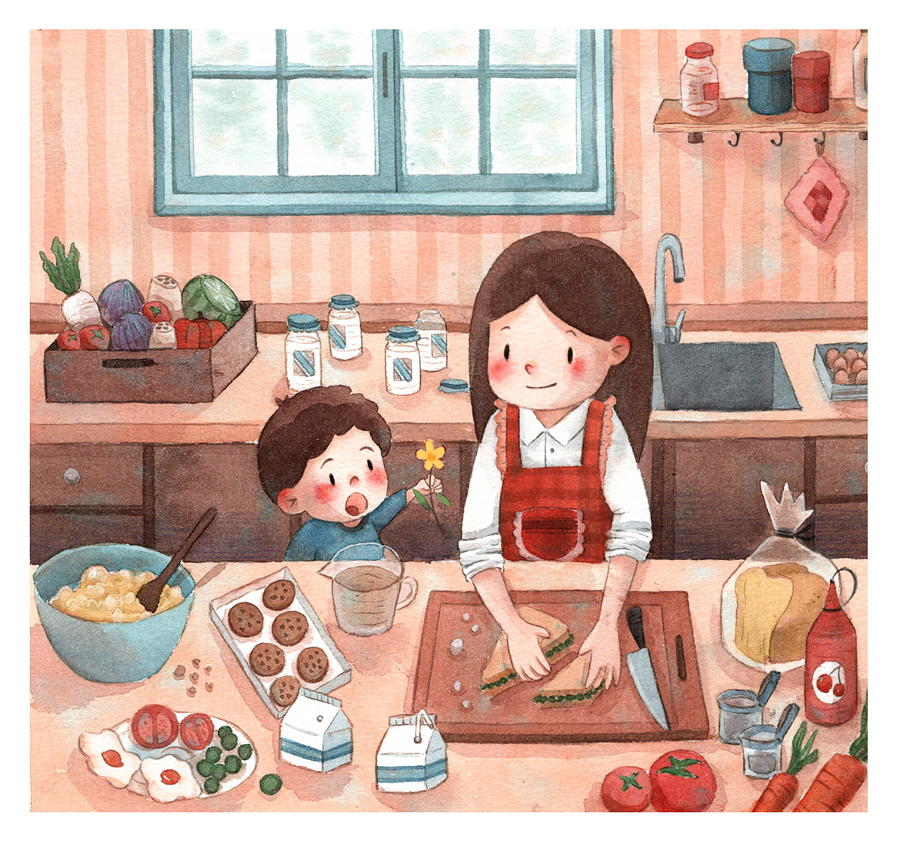 水彩室内场景系列