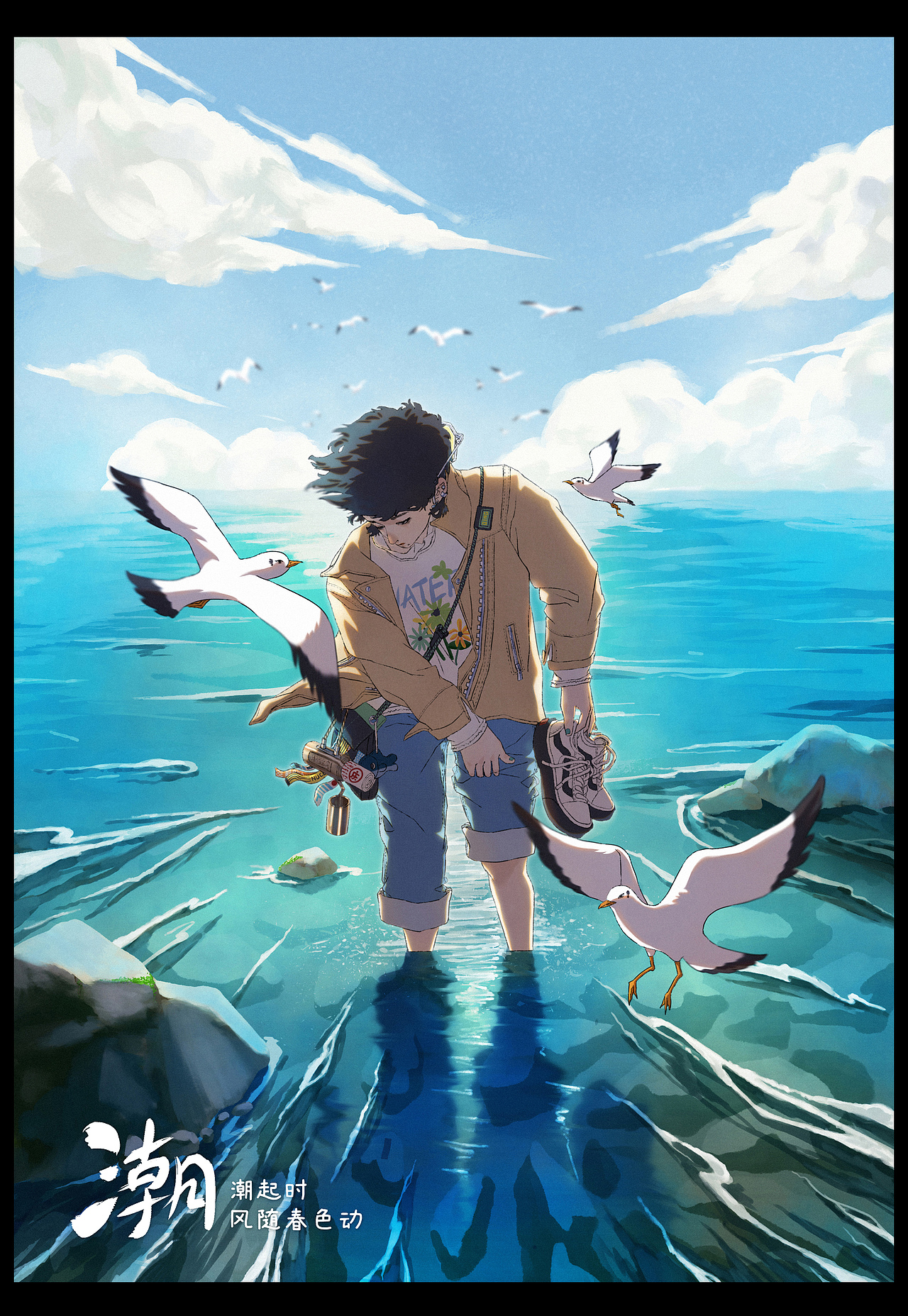 《尋覓》日常練習(xí)插畫（圖ZMjYzNjQ5OTMy） - 創(chuàng)作習(xí)作 - 站酷設(shè)計(jì)師SHAHUHU慶慶原創(chuàng)素材 - 站酷ZCOOL