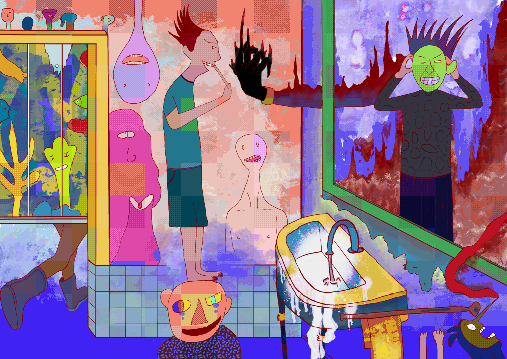 “狂人”日记1⃣️（图ZMzA5MjMwNzQ4） - 艺术插画 - 站酷设计师April96原创素材 - 站酷ZCOOL