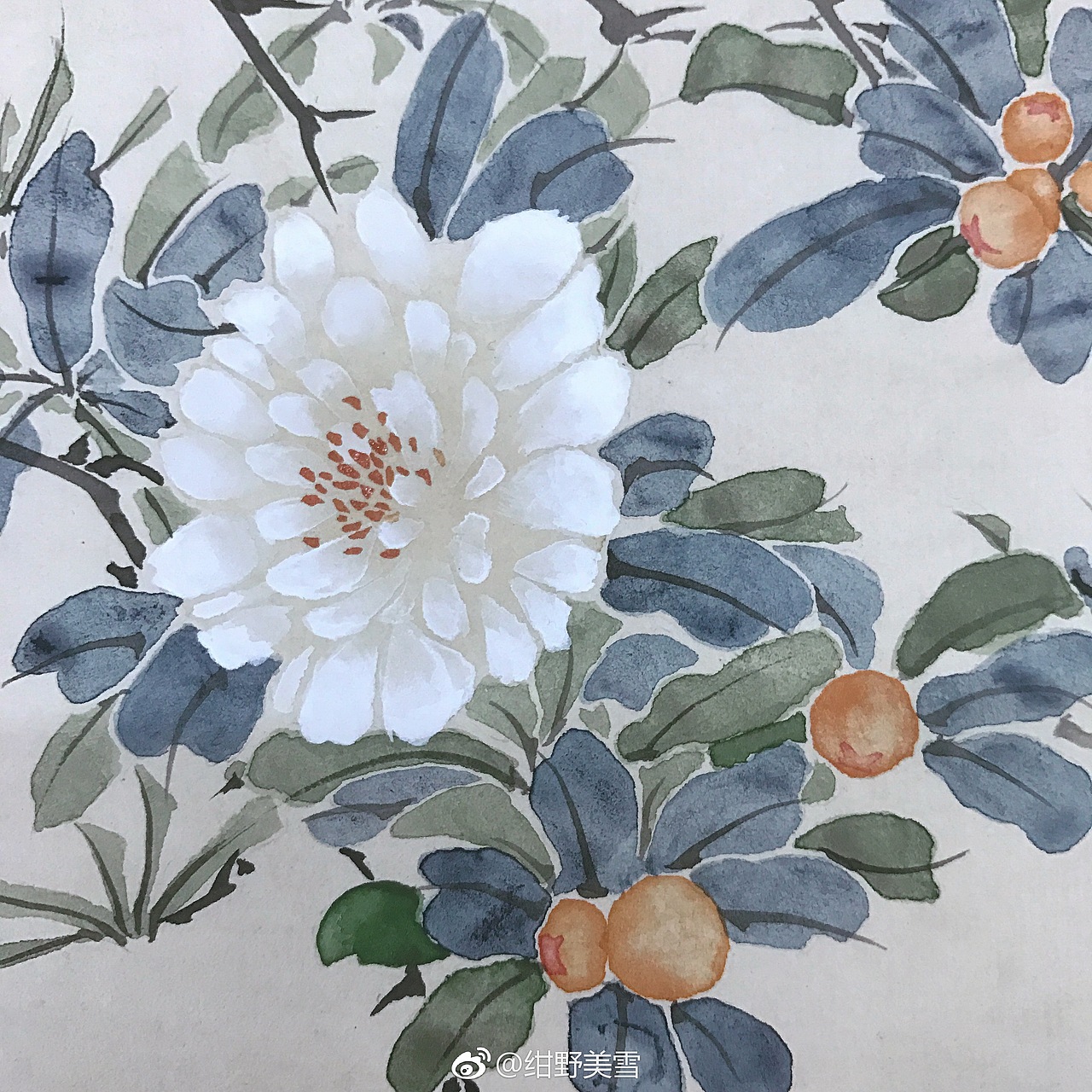 没骨 | 国画（图ZMTEzMjI3NTI0） - 绘画 - 站酷设计师紺野美雪原创素材 - 站酷ZCOOL