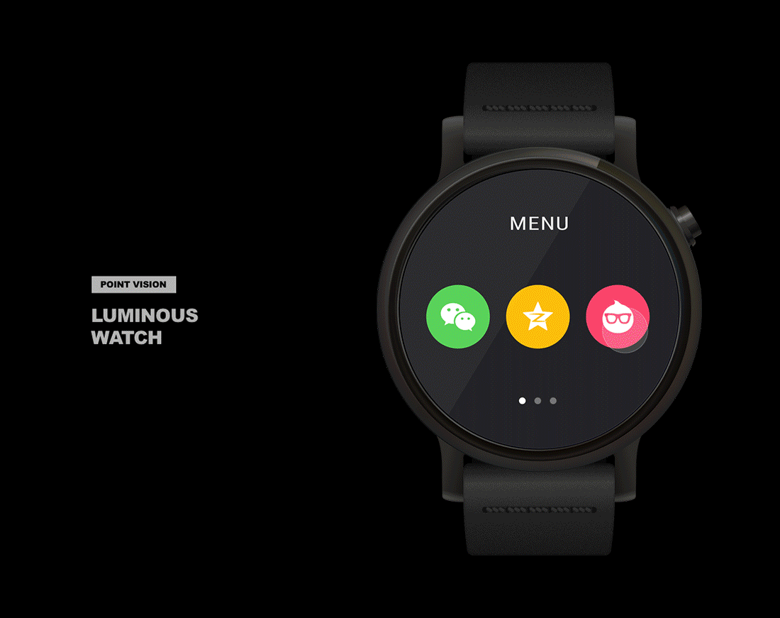 Luminous Watch-Point Vision概念创意交互（图ZMTI4MDcwNzI4） - APP界面 - 站酷设计师孔晨POINTVISION原创素材 - 站酷ZCOOL