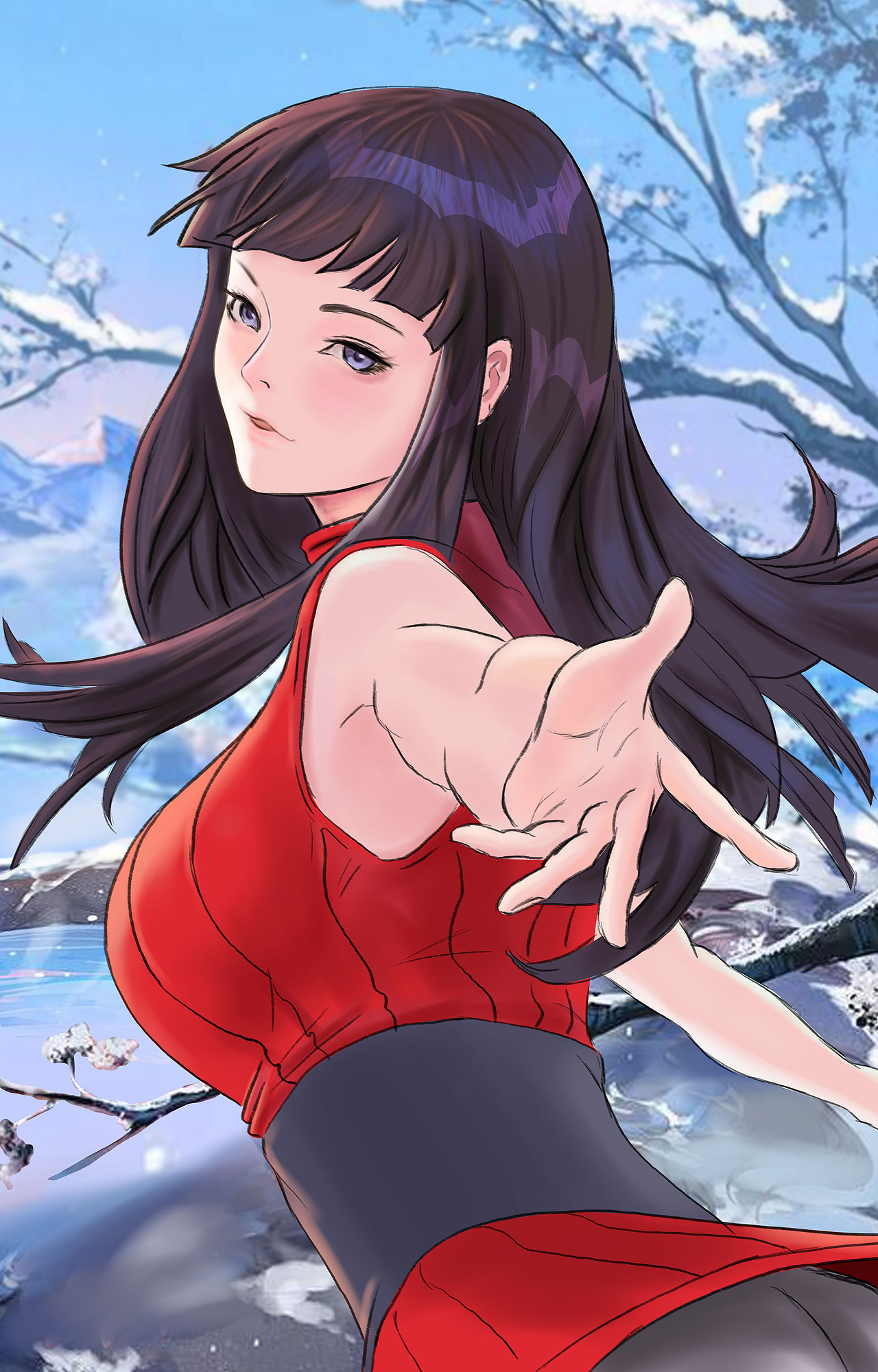 【板绘】二次元的小姐姐|插画|创作习作|oscar780219_原创作品-站酷