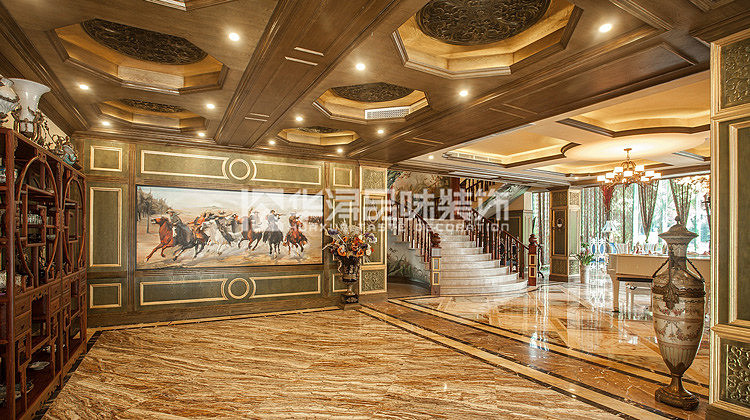 南林會所美式風格裝修案例設(shè)計效果圖（圖ZMTA4Njc2NDcy） - 家裝設(shè)計 - 站酷設(shè)計師華潯品味裝飾原創(chuàng)素材 - 站酷ZCOOL