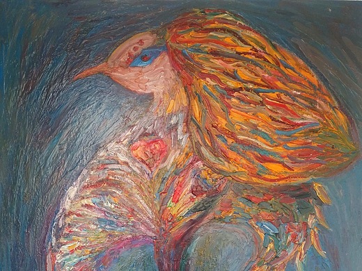 两张原创油画作品