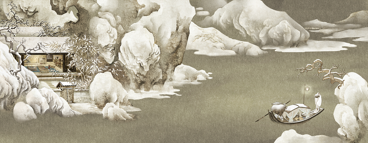 梅花三弄（图ZMTIwODczMDg0） - 绘本 - 站酷设计师尧立原创素材 - 站酷ZCOOL