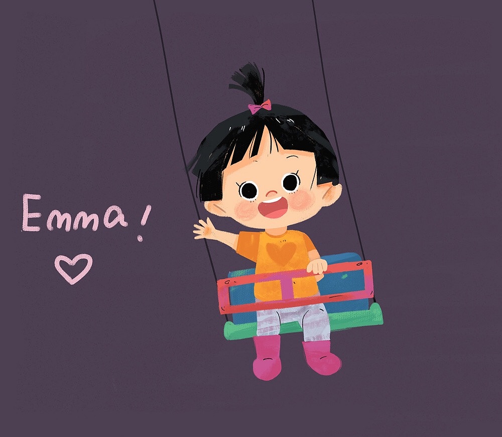 可爱👧🏻（图ZMTU0MTAzMjIw） - 儿童插画 - 站酷设计师马橘长原创素材 - 站酷ZCOOL
