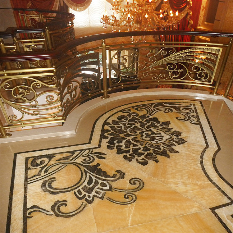 铝艺雕花楼梯护栏众钰厂家