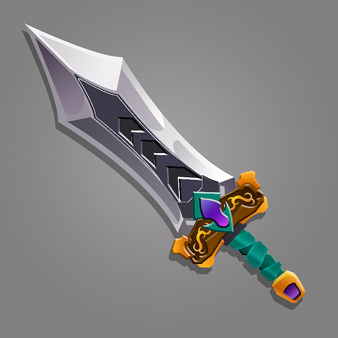 劍（矢量）（圖ZMTc3NDgxMTQw） - 游戲原畫 - 站酷設(shè)計(jì)師一葉傾城丶原創(chuàng)素材 - 站酷ZCOOL