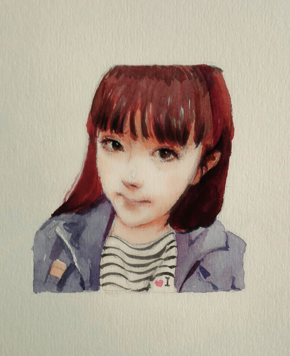我只是想用水彩努力画最美的你。（图ZNDgyNjQyNjA=） - 绘画 - 站酷设计师山与海之原创素材 - 站酷ZCOOL