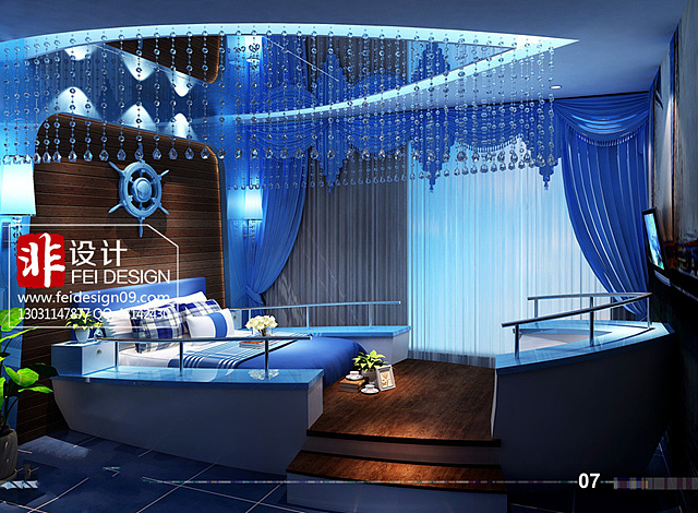 主题酒店设计-南昌密爱主题酒店设计