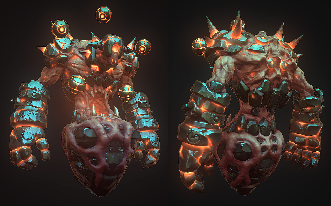 为我们公司的游戏《齐天战神》制作的角色之一傀儡