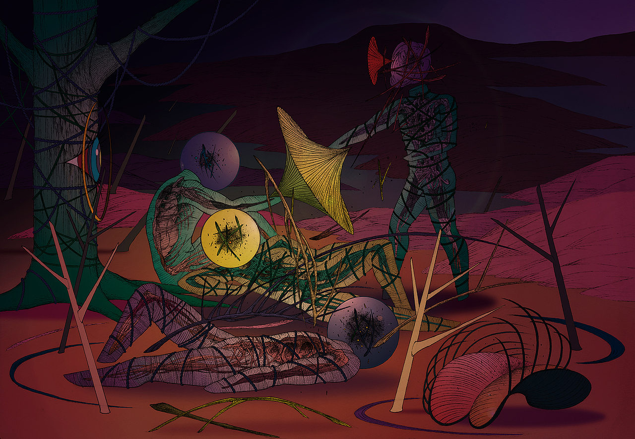 禮 義 《轻暗许光》（图ZMTY3NzM3NTYw） - 绘画 - 站酷设计师禮義原创素材 - 站酷ZCOOL