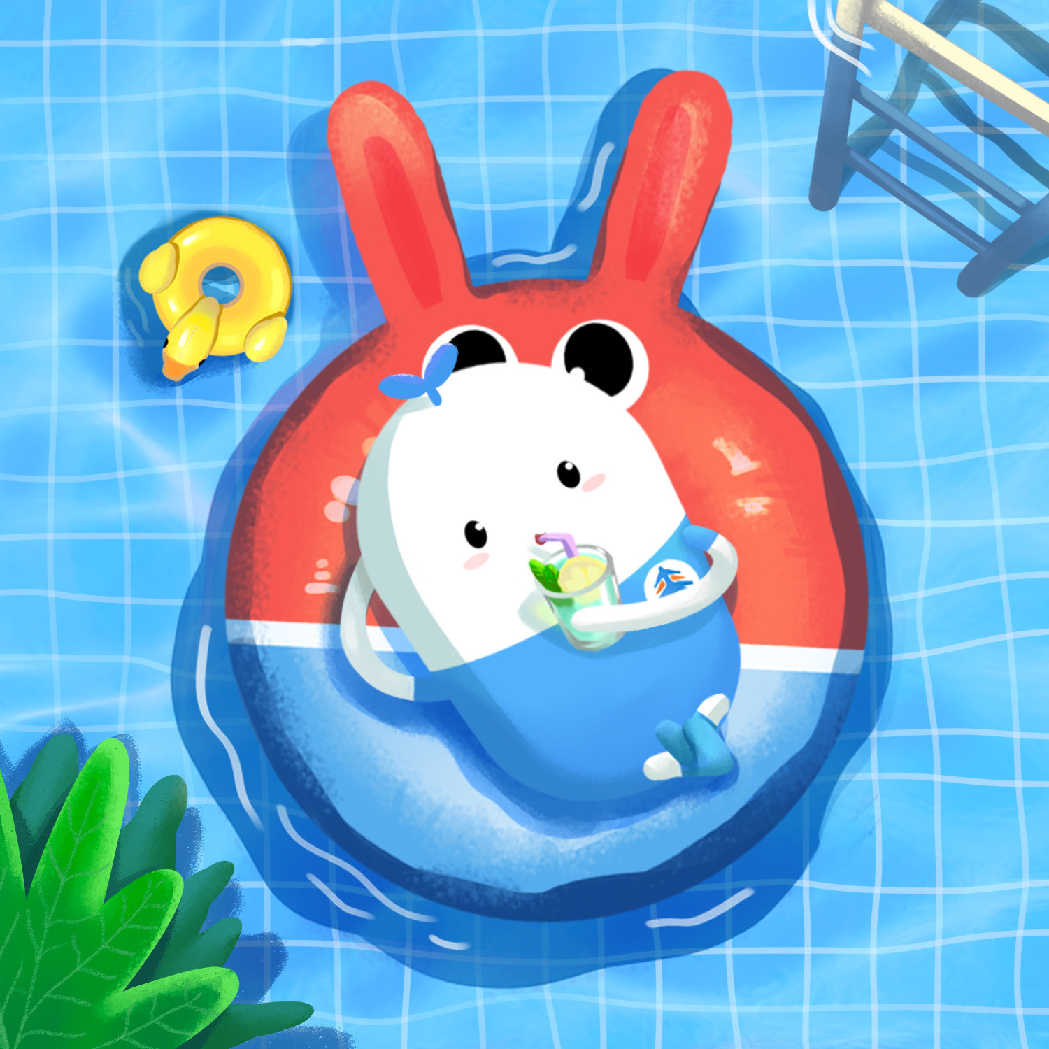 c4d-好未来阿噗形象