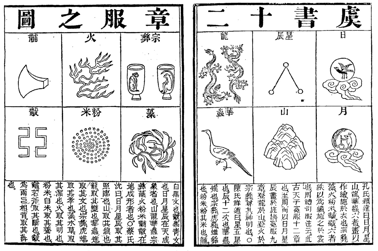 重绘十二章纹|平面|logo|许捷许仙僧 - 原创作品 - 站酷 (zcool)