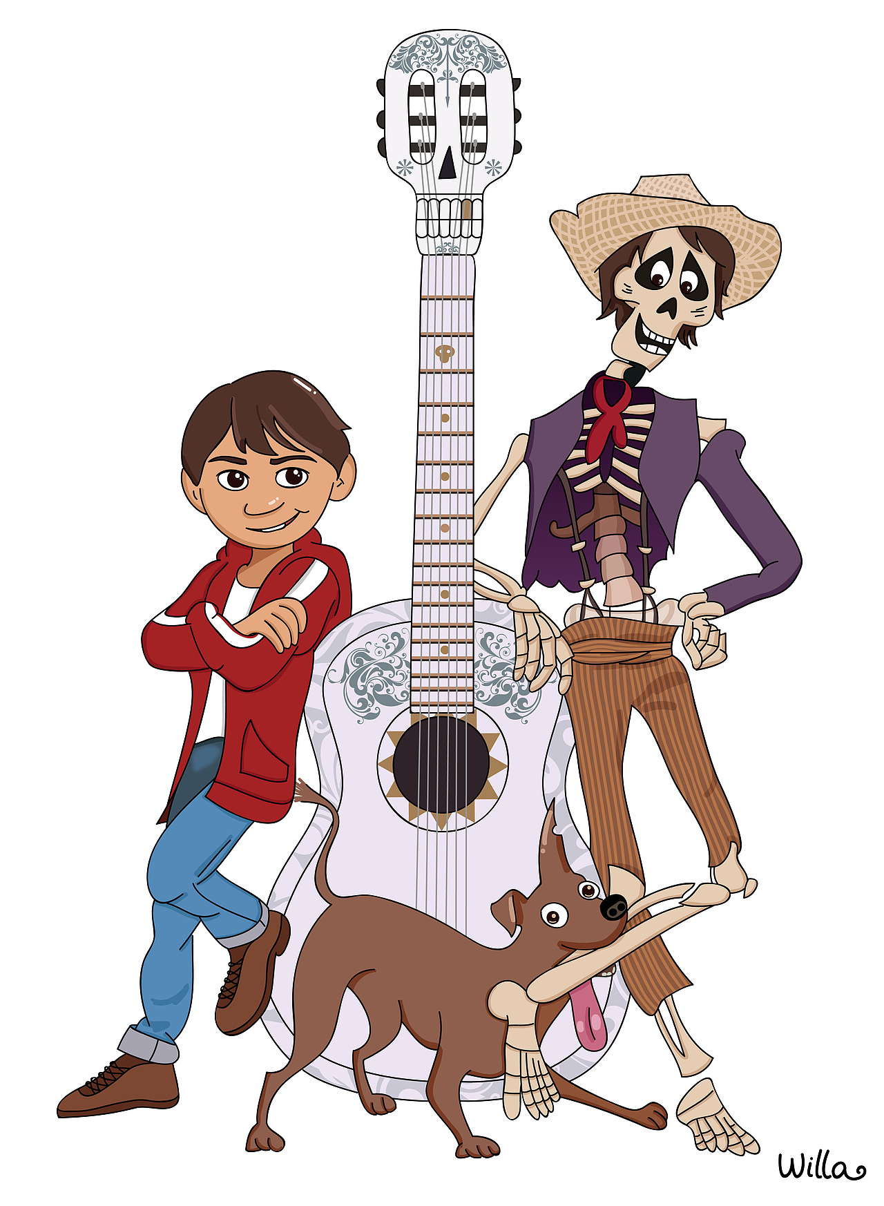 ai插画-《寻梦环游记》