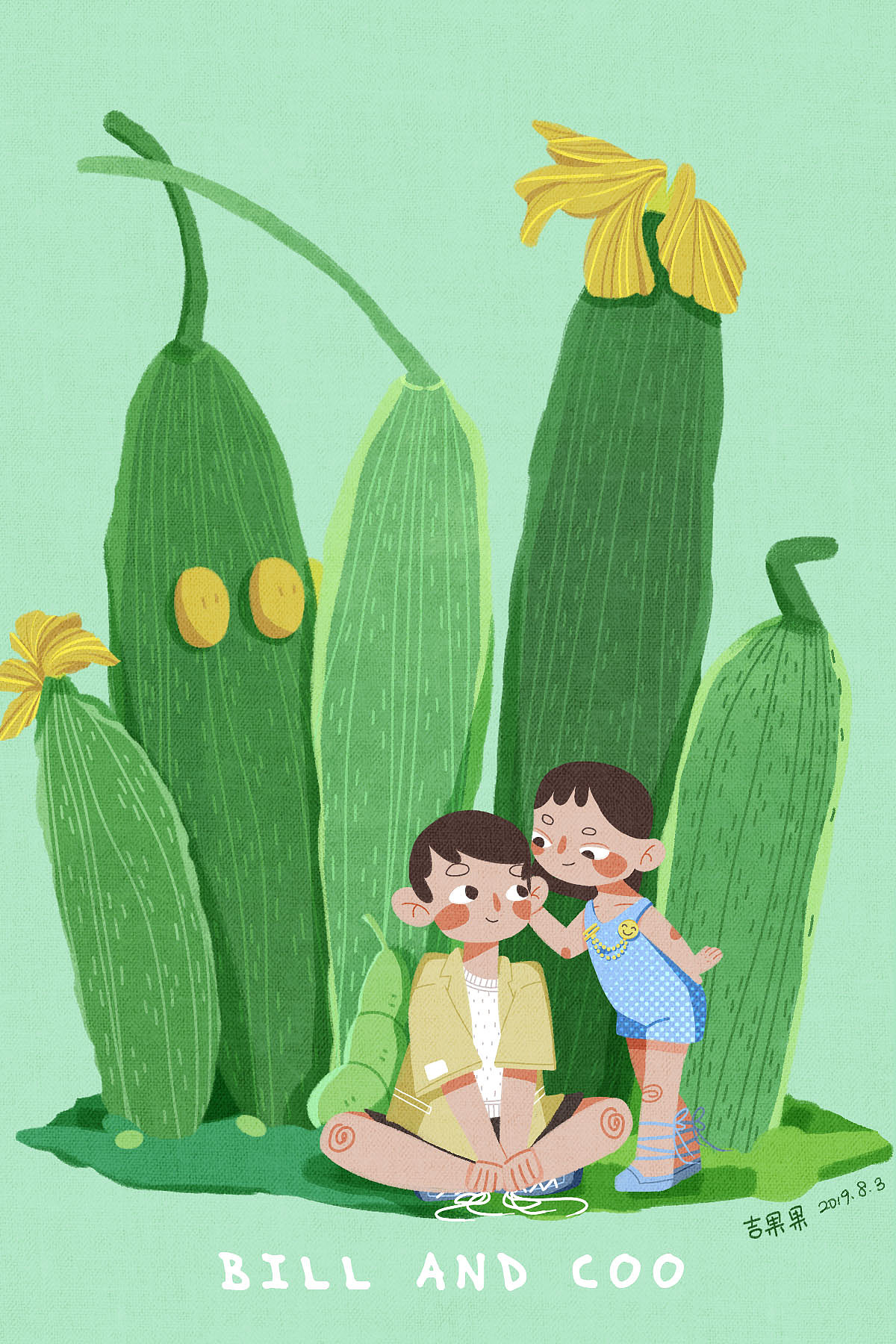 插画作品整合（图ZMjUzMTk1MzEy） - 儿童插画 - 站酷设计师咱家的吉果子原创素材 - 站酷ZCOOL
