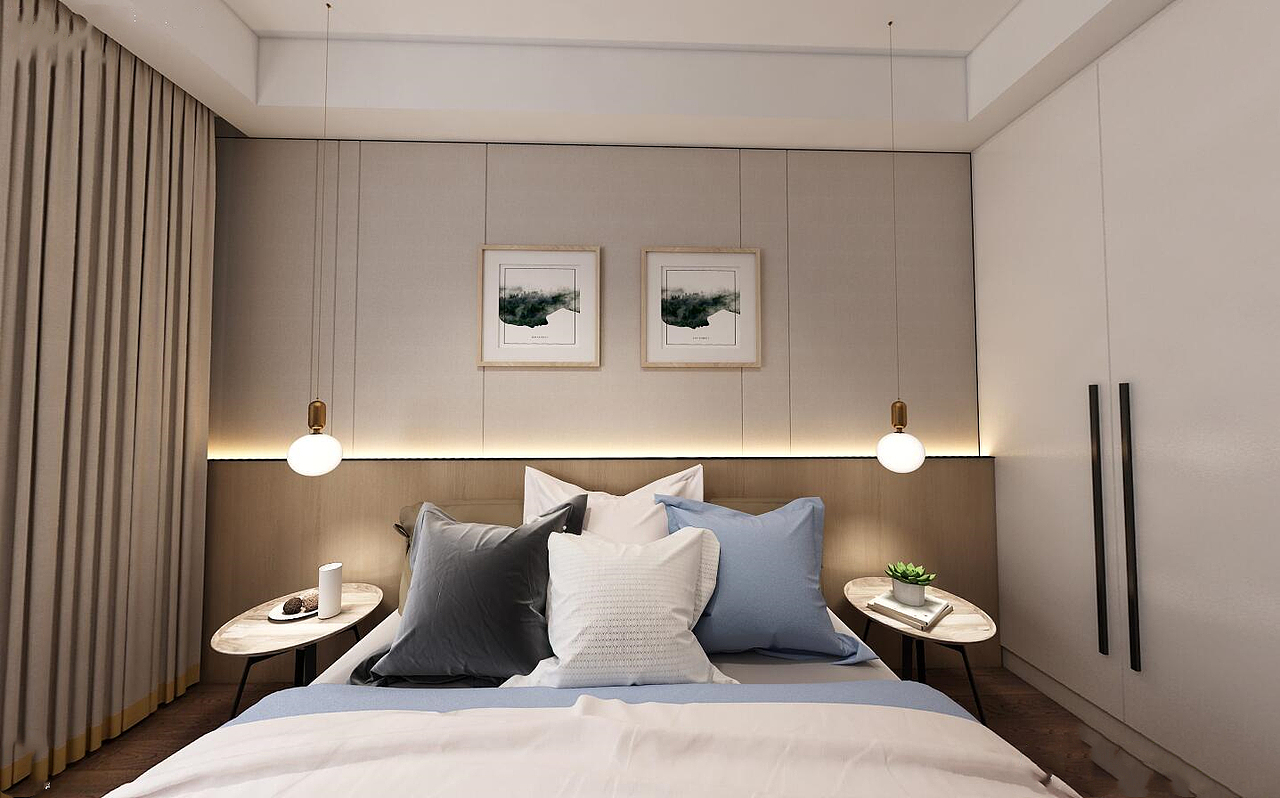 融创滨江壹号114㎡现代风格装修案例