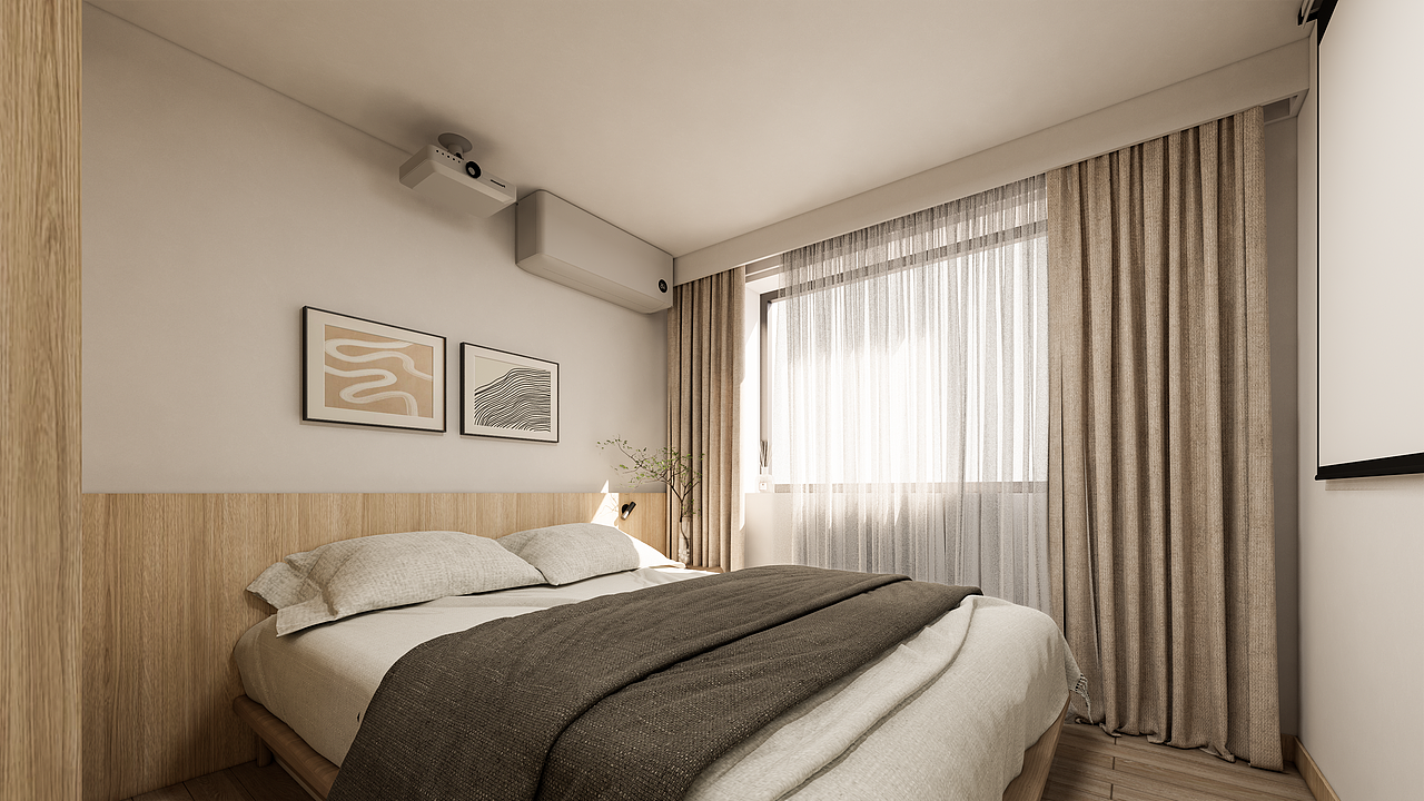 住宅室内设计|胡同里的原木家