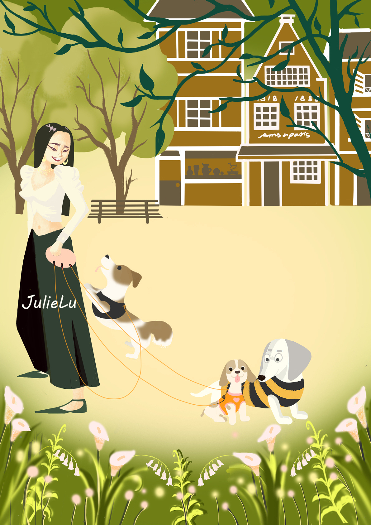 les parisiennes（图ZMjA4NzAyMDky） - 商业插画 - 站酷设计师妈蛋姆原创素材 - 站酷ZCOOL