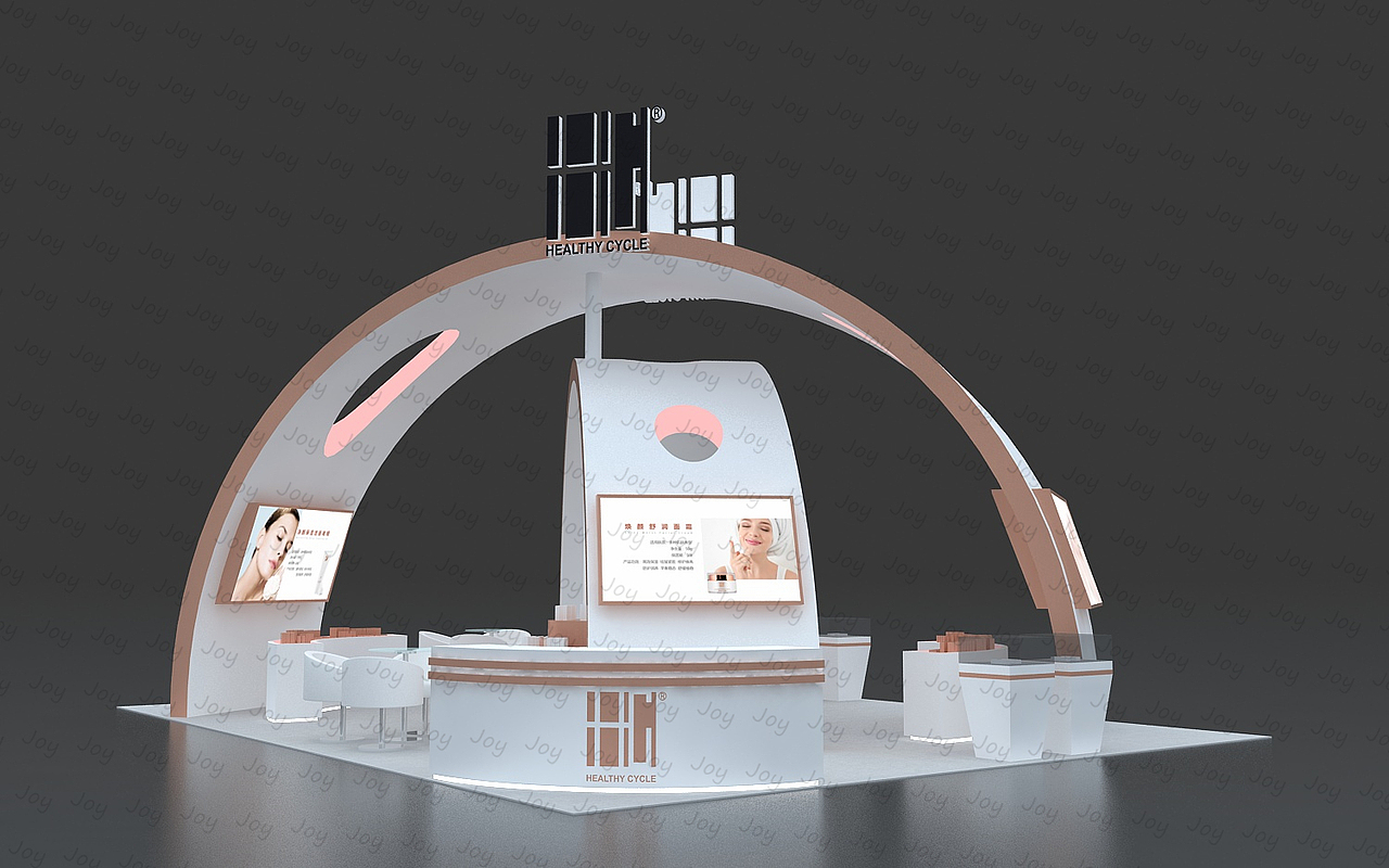 化妝品展會（圖ZMjU2MzY2NzYw） - 其他三維 - 站酷設(shè)計師P2h1原創(chuàng)素材 - 站酷ZCOOL