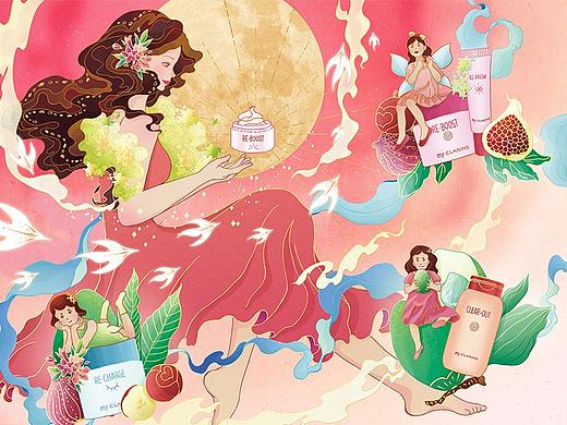 #my CLARINS寻找天然好食肌#自然美肌女神