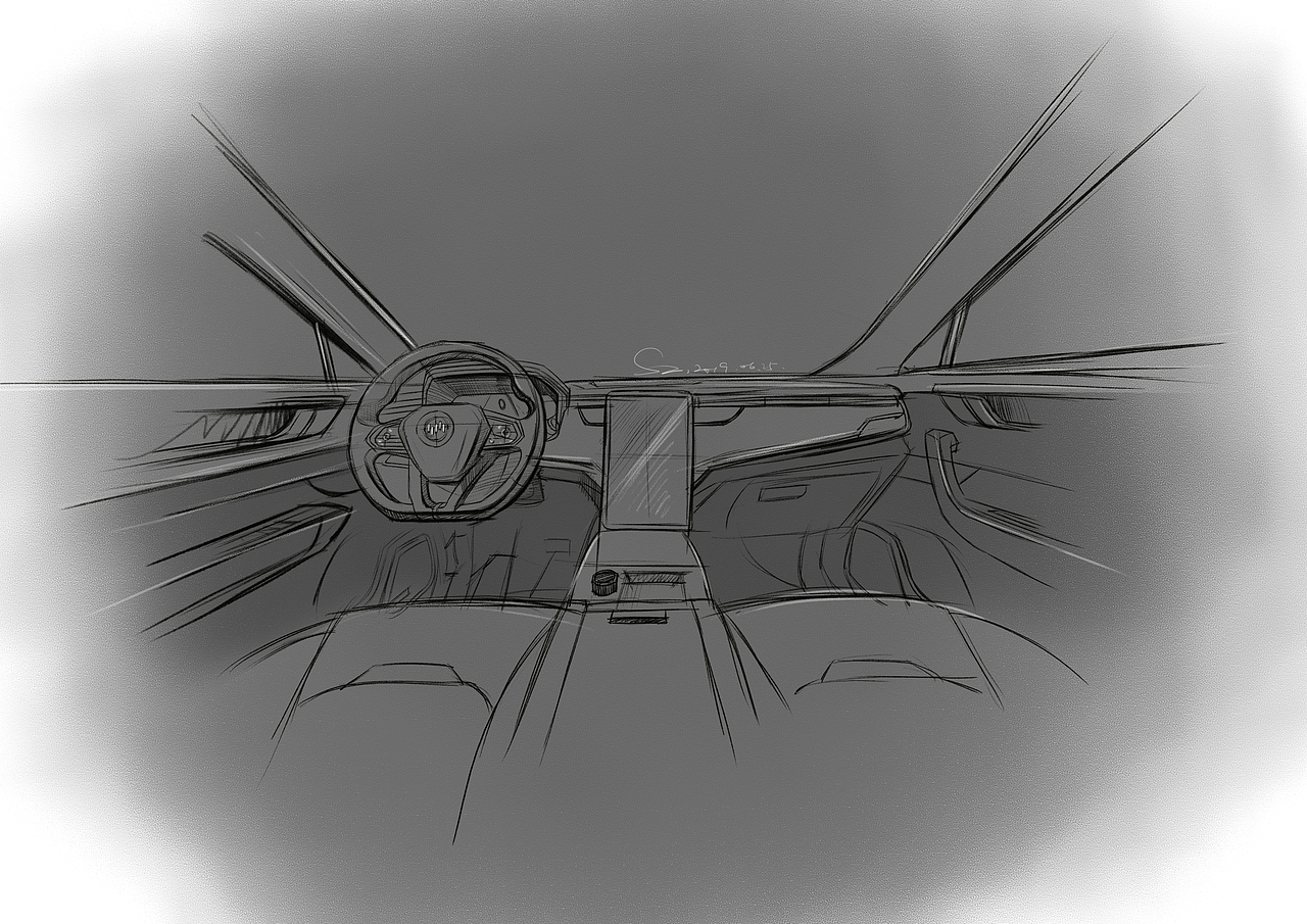 汽车造型设计手稿练习